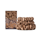 Slip Back to Basics Midi/Large Scrunchie - Light Brown - 3 Pcs